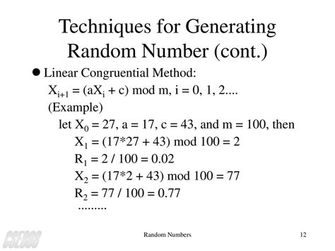 Generating A Random Number: Methods And Techniques.